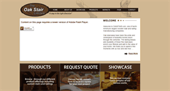 Desktop Screenshot of oakstair.com